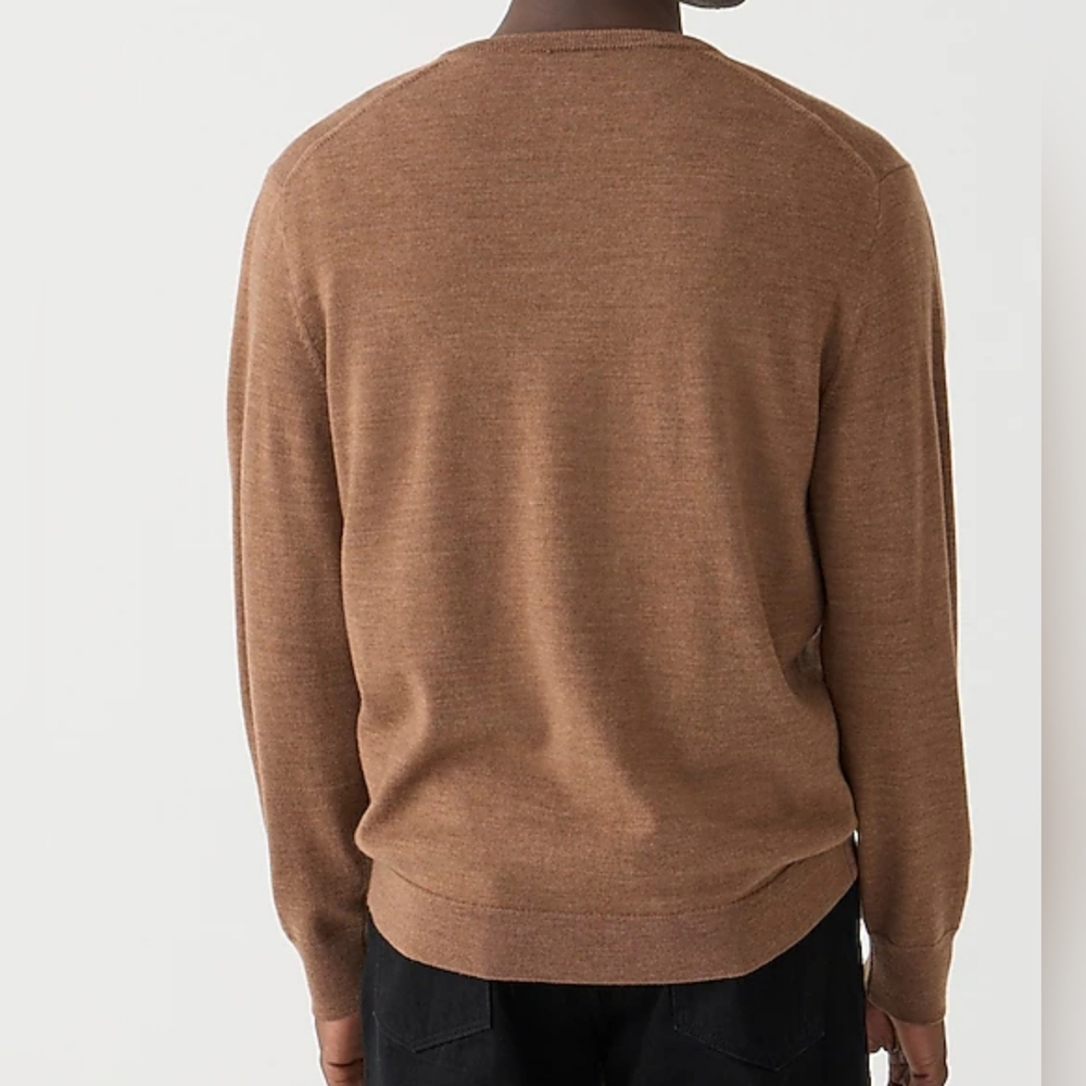 J. CREW💥Nwot💥Caramel V-Neck Sweater - Picture 2 of 6
